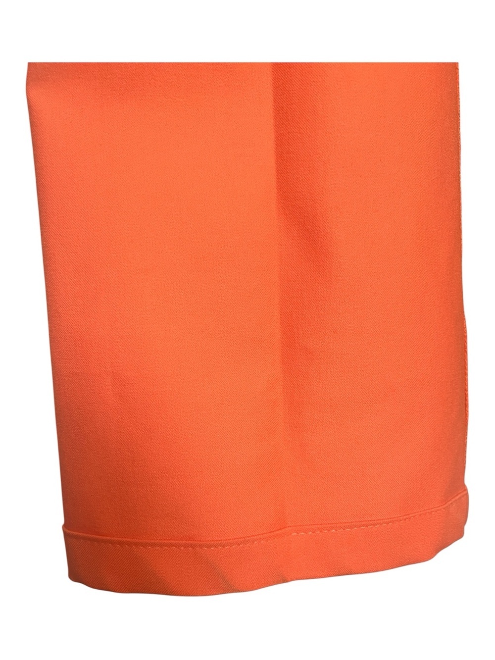 Escada Lace Up Front Orange Pants SZ 34/XS Vacation Summer Casual Mini Flare Leg - Picture 9 of 14